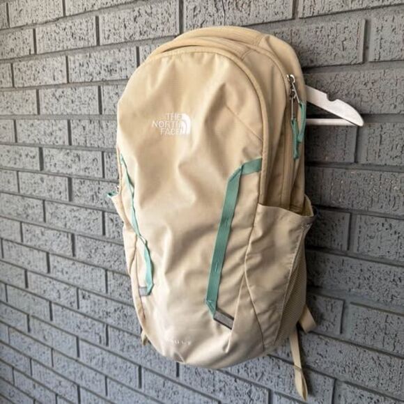 The North Face Vault Laptop Backpack Cream Granola Girl Hiking Outdoor main image 8